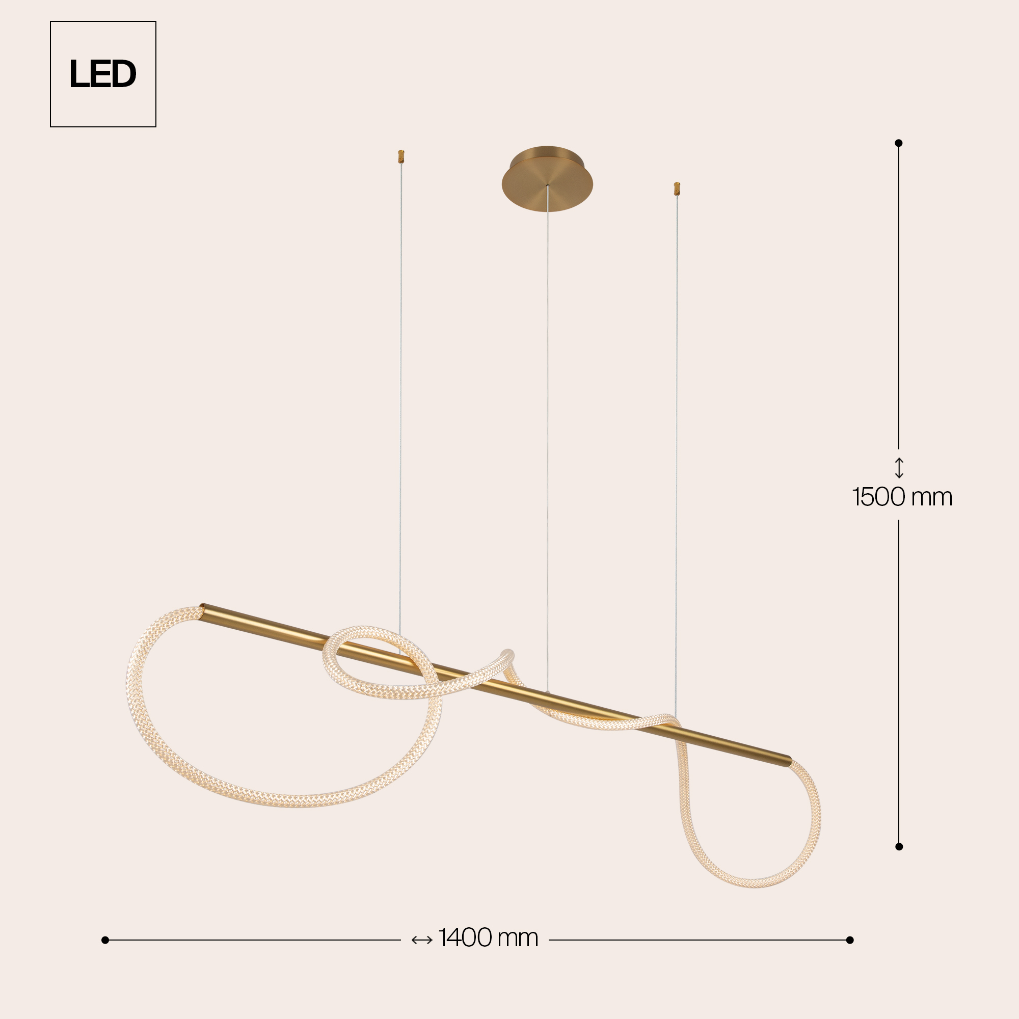 Подвесной светильник Maytoni Modern Tau MOD166PL-L30G3K_MY