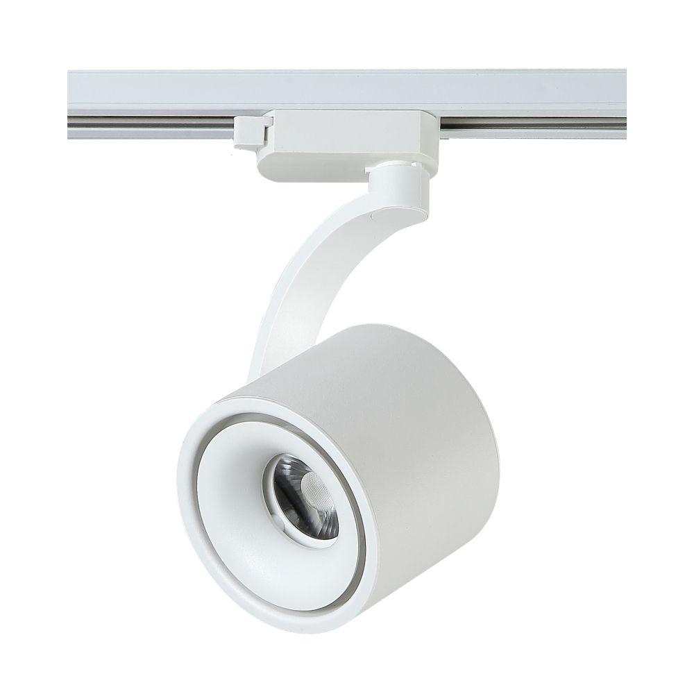 Светильник трековый однофазный Crystallux CLT 0.31 004 WH_CR