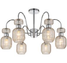 Потолочная люстра на штанге Escada 1141/6PL Chrome/Beige_ESC