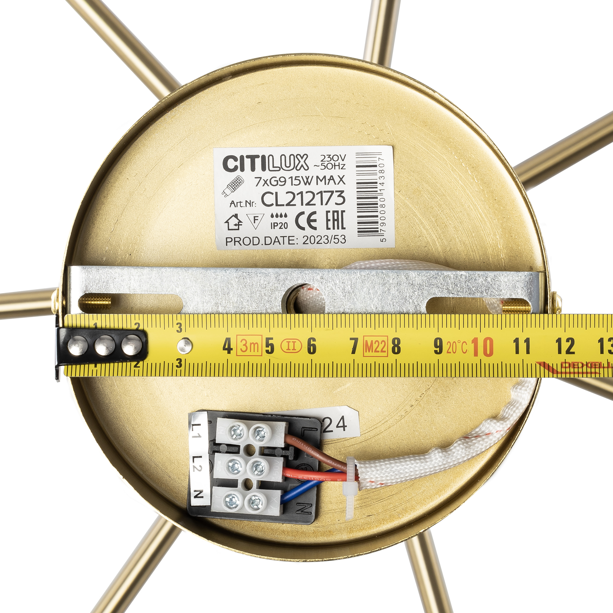 Потолочная люстра на штанге Citilux TONGA CL212173