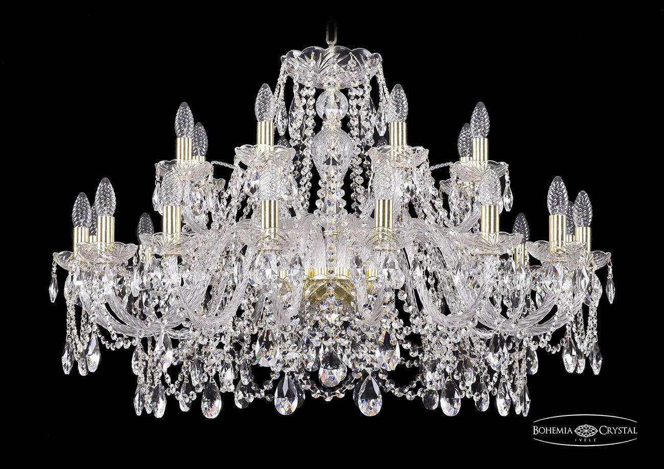 Хрустальная люстра Bohemia Ivele 1411/16+8/360 G_BI