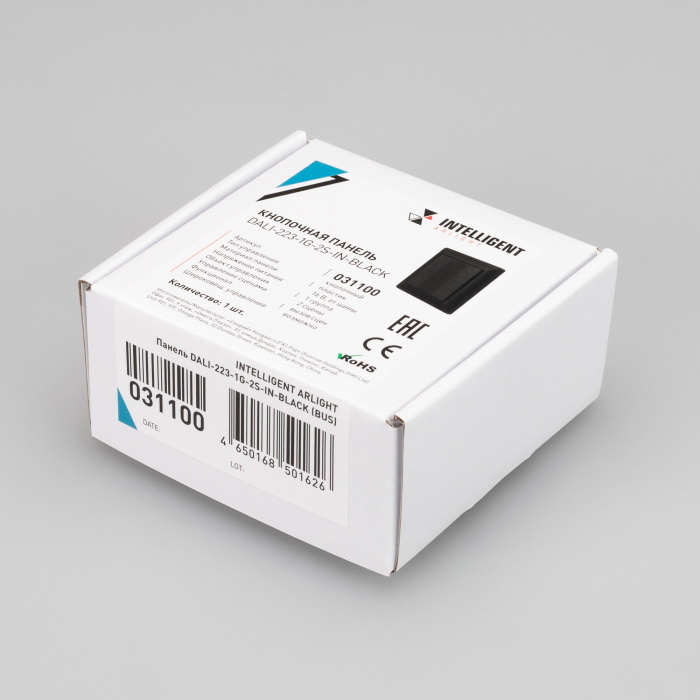 INTELLIGENT Панель DALI-223-1G-2S-IN-BLACK (BUS) (IARL, -) 031100 Arlight 031100_ARL