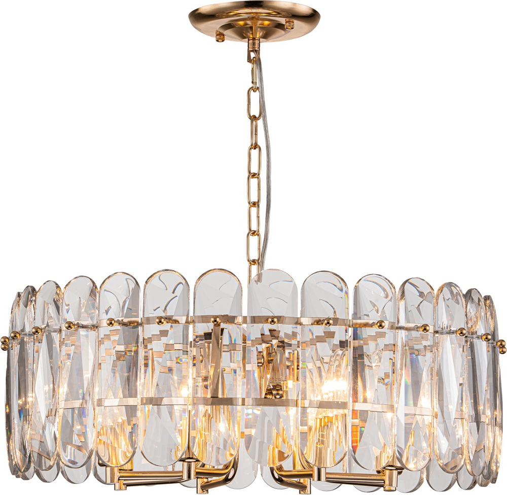 Подвесная люстра хрусталь Escada 2114/8S Gold_ESC