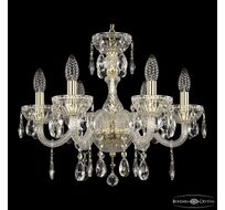 Хрустальная люстра Bohemia Ivele Crystal 5417/6/165 G Clear/M-1G_BI
