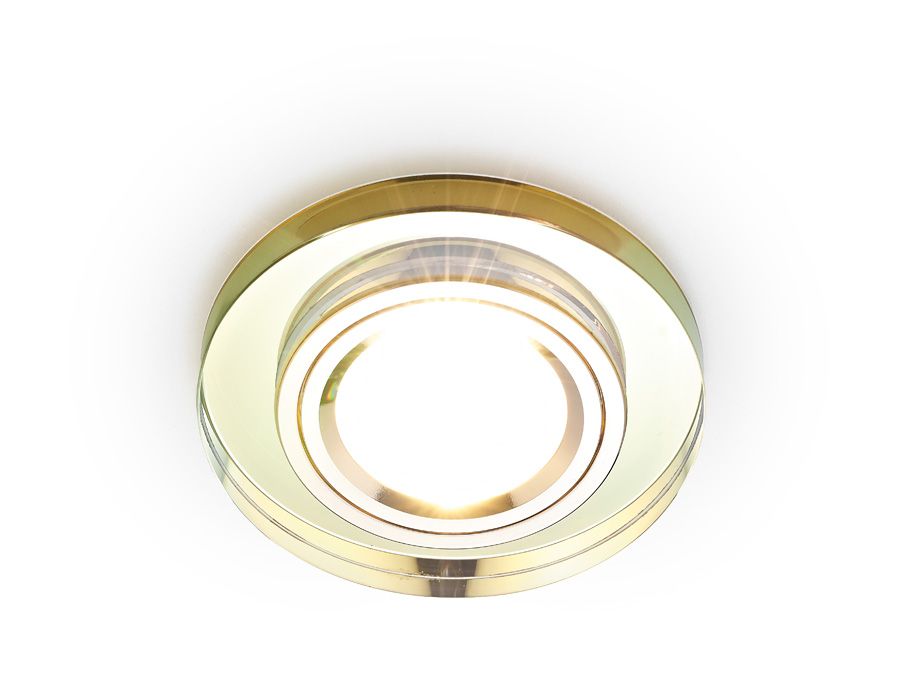 Встраиваемый светильник Ambrella light Crystal 8060 GOLD_AMB