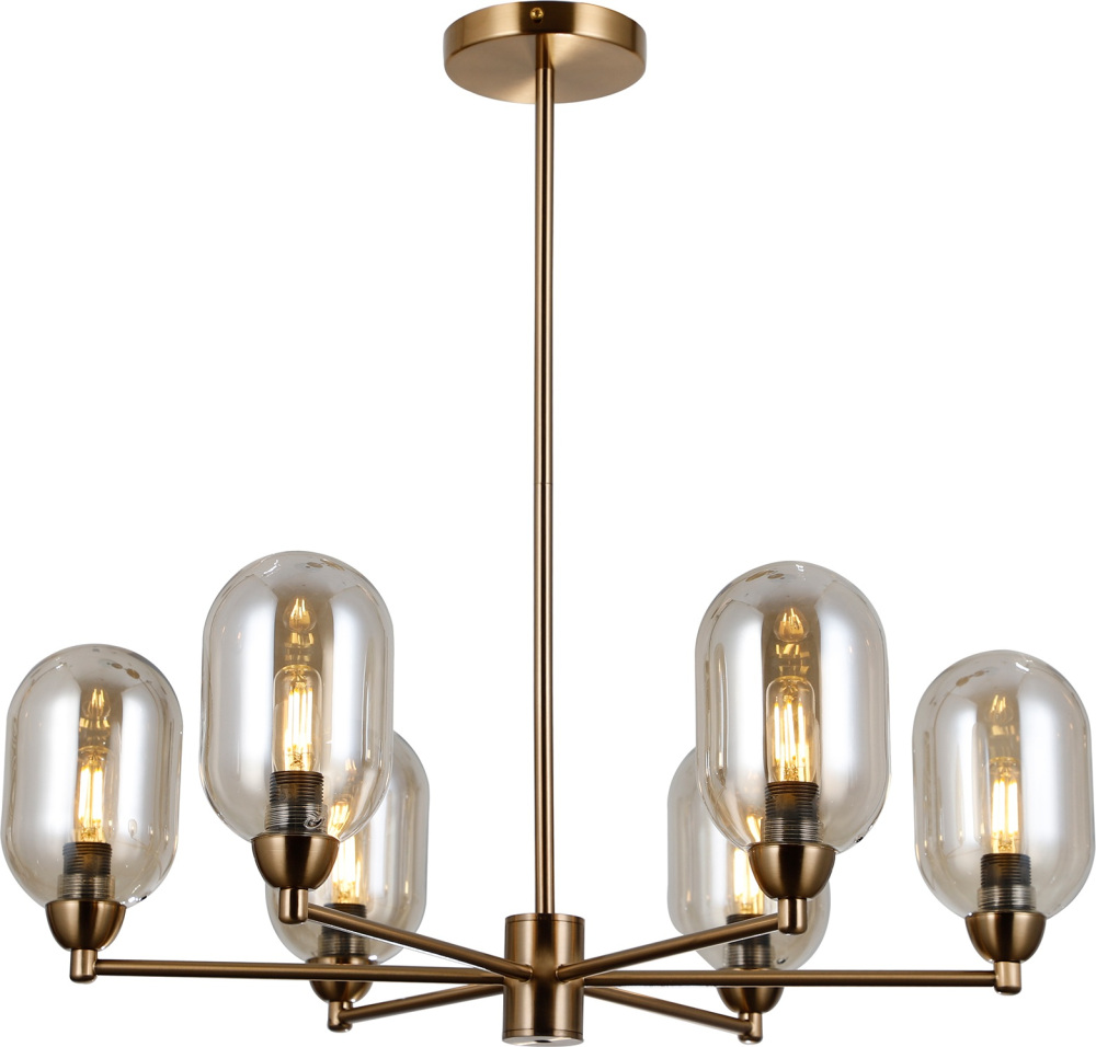 Потолочная люстра на штанге Moderli V10847-6P_MD