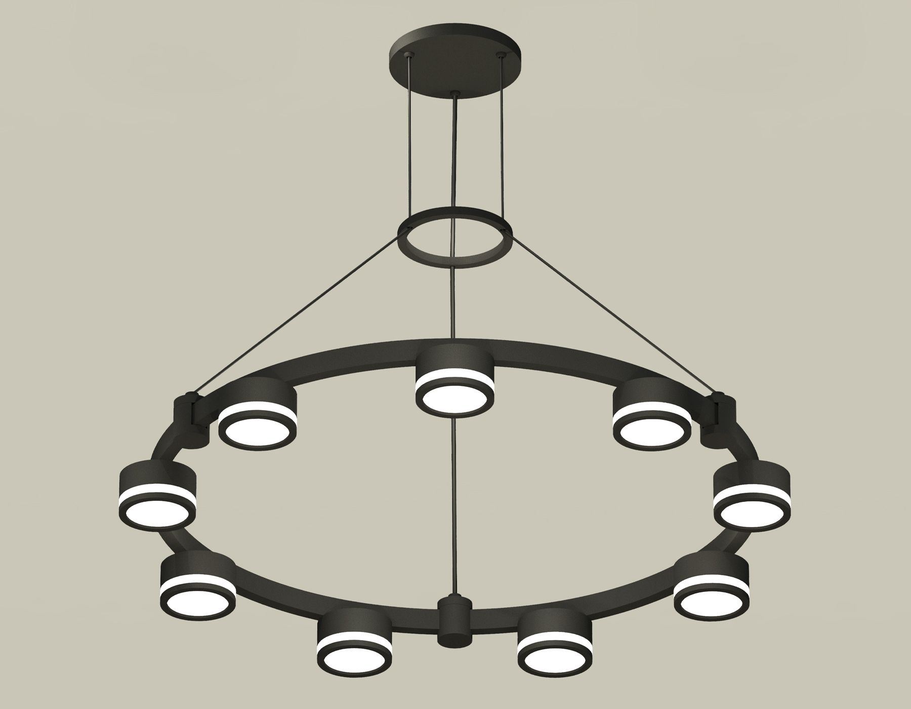 Подвесная люстра Ambrella light с акрилом Techno Ring Traditional DIY XR92051900_AMB