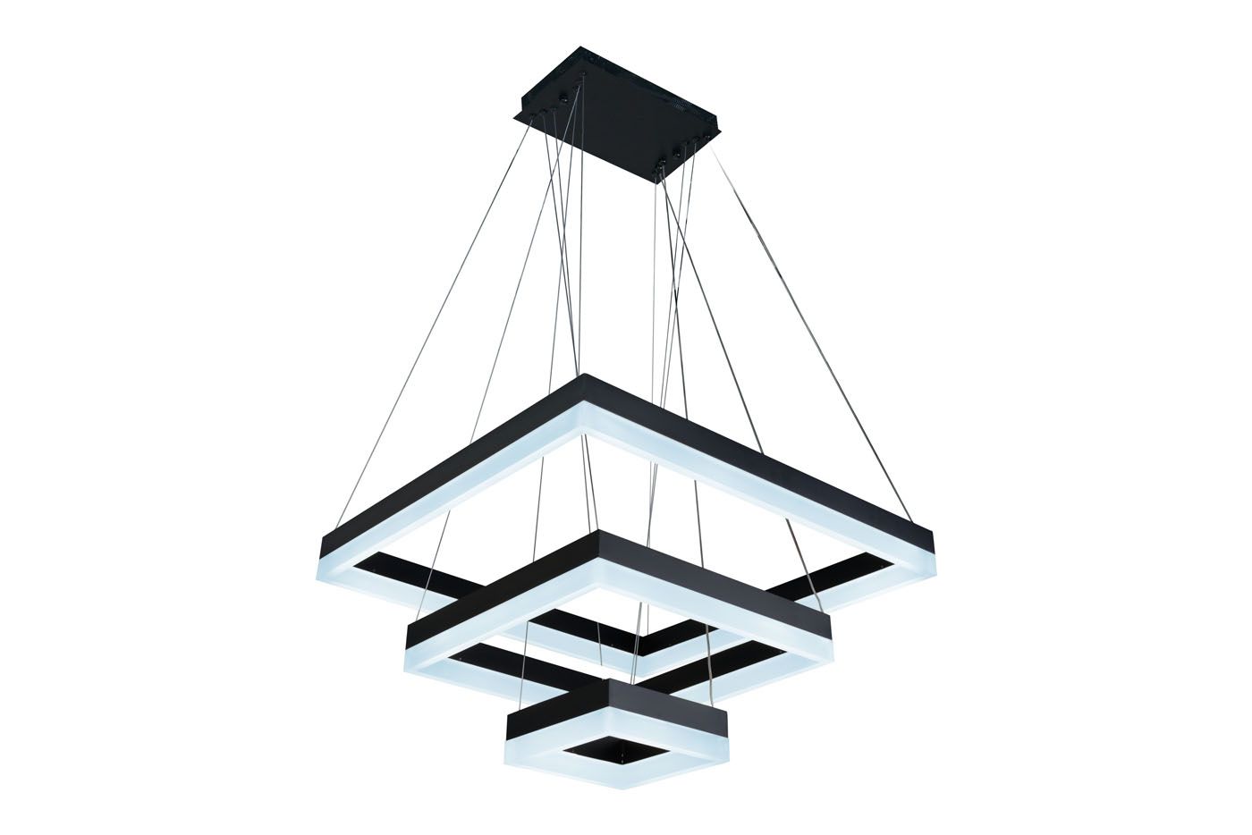 Подвесная люстра ILedex Twins D0319-3 (200x400x600) BK_IX