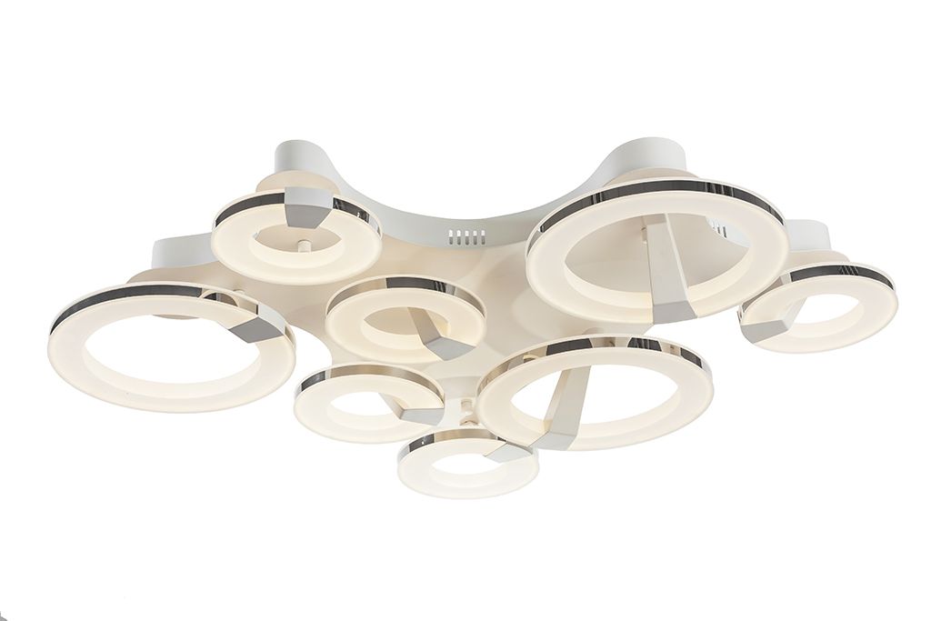 Потолочная люстра ID Lamp 397/L8PF-LEDWhitechrome