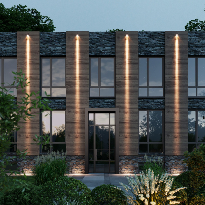 Фасадный светильник черный/металл Odeon Light 7188/5WL