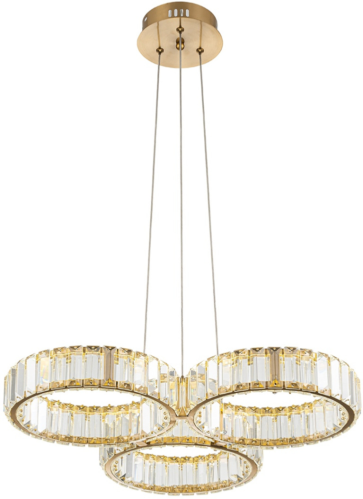 Подвесная люстра светодиодная (12036/3P Brass) Indigo V000073L