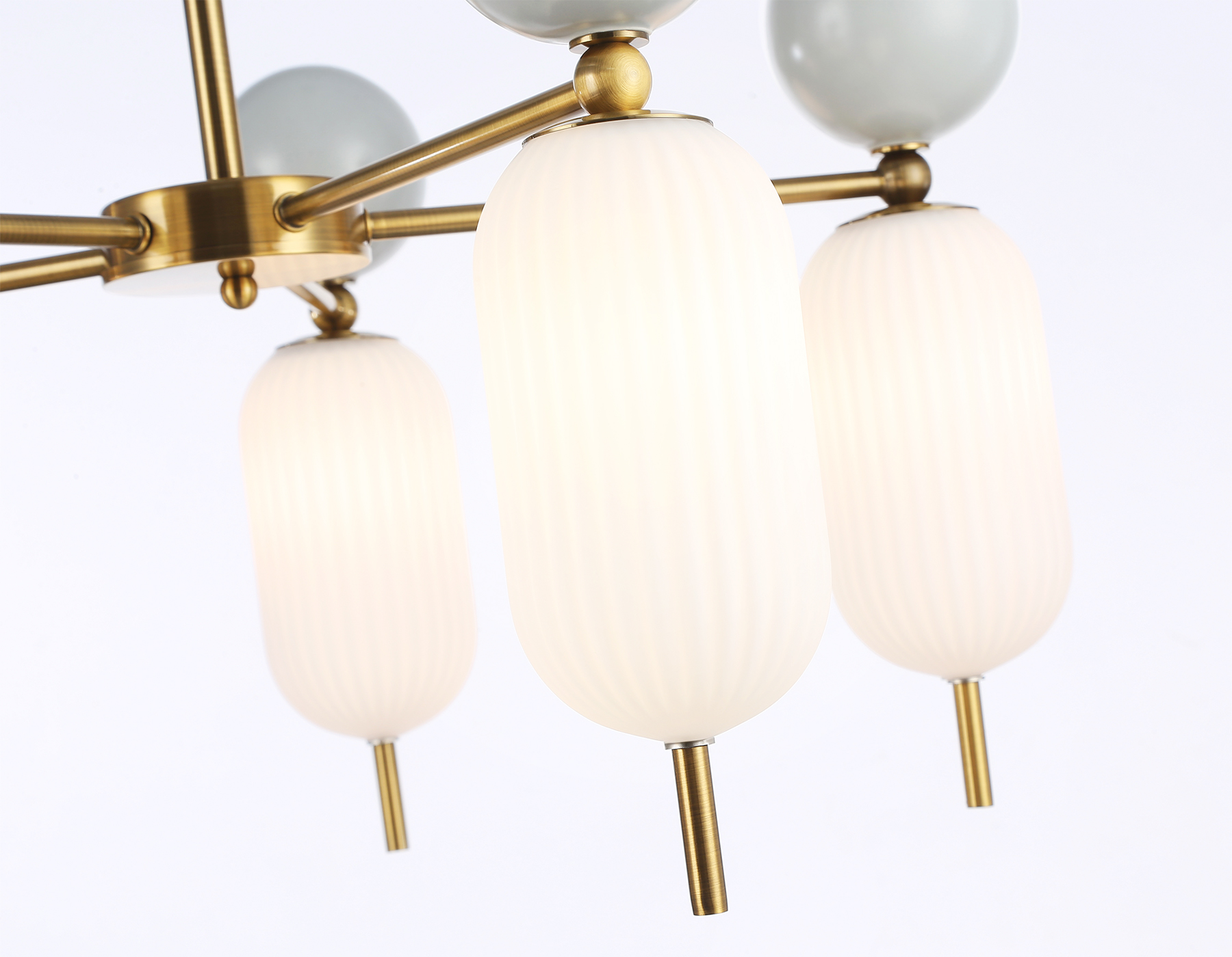 Люстра на штанге Ambrella Light Ceramo modern LH53104_AMB