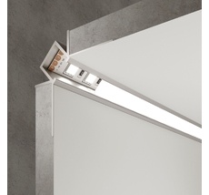 Встраиваемый угловой алюминиевый профиль (внутренний угол) для светодиодной ленты LL-2-ALP014 a053634_ES