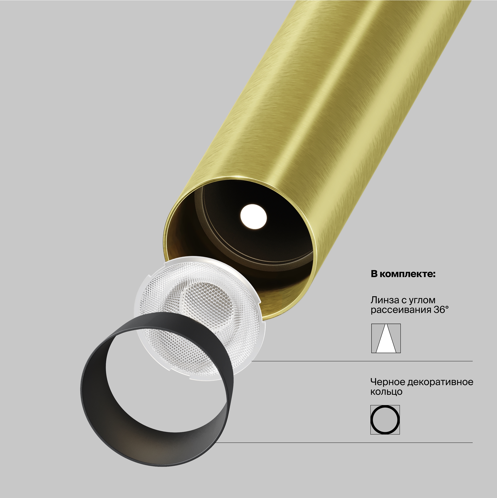 Подвесной светильник Maytoni Technical Focus T P141RS-L125-6W3K-BBS_MY