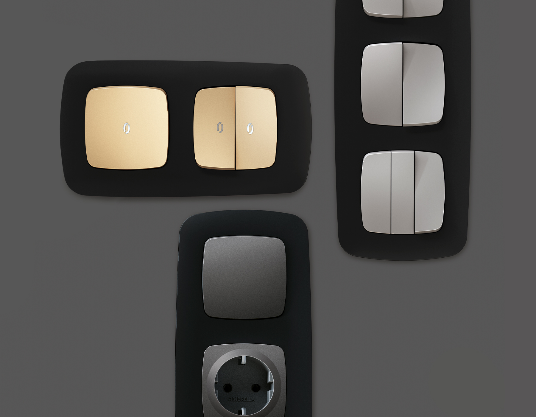 Рамка Ambrella Volt OMEGA Ecta OF140702_AMB