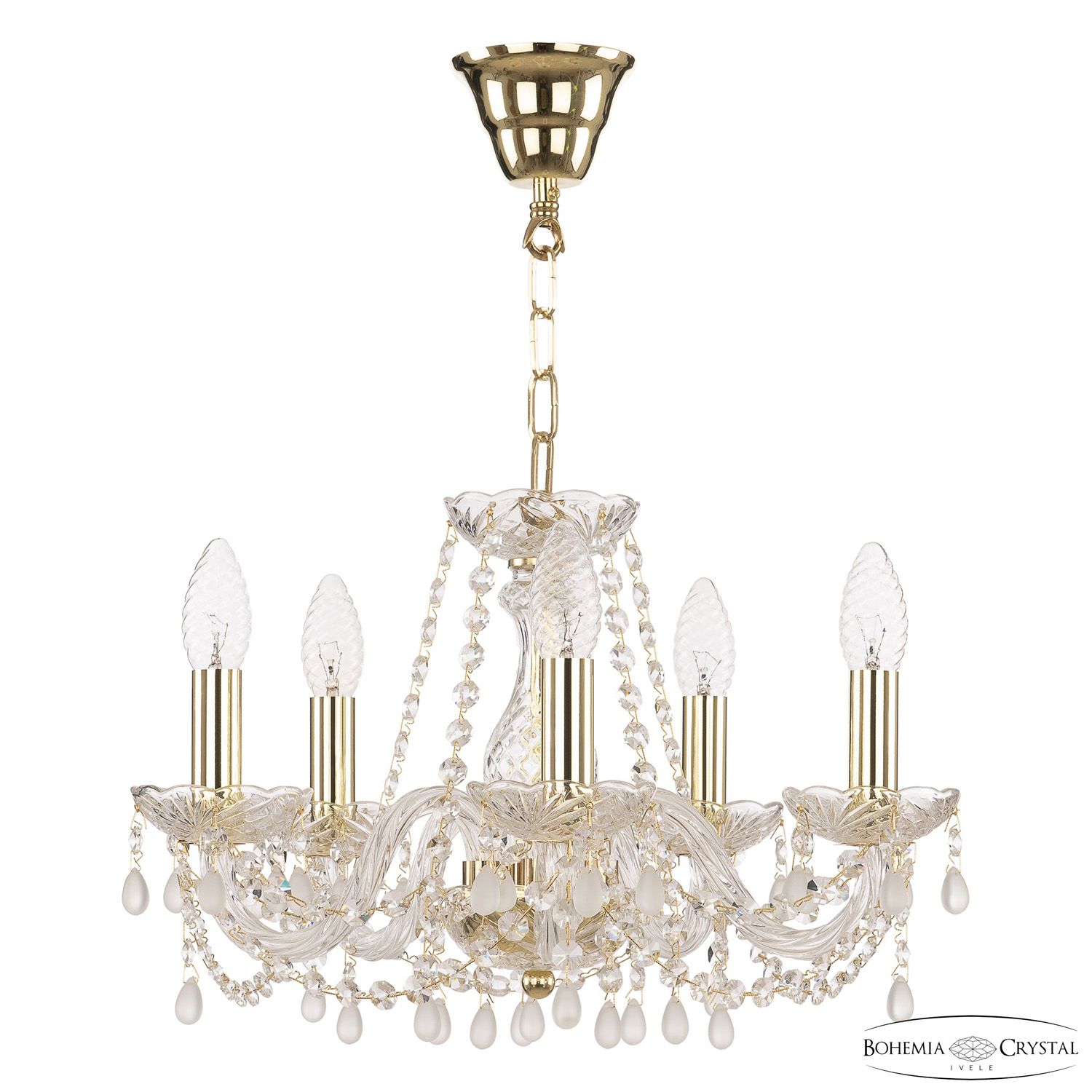 Хрустальная люстра Bohemia Ivele Crystal 112/5/141 G V0300_BI