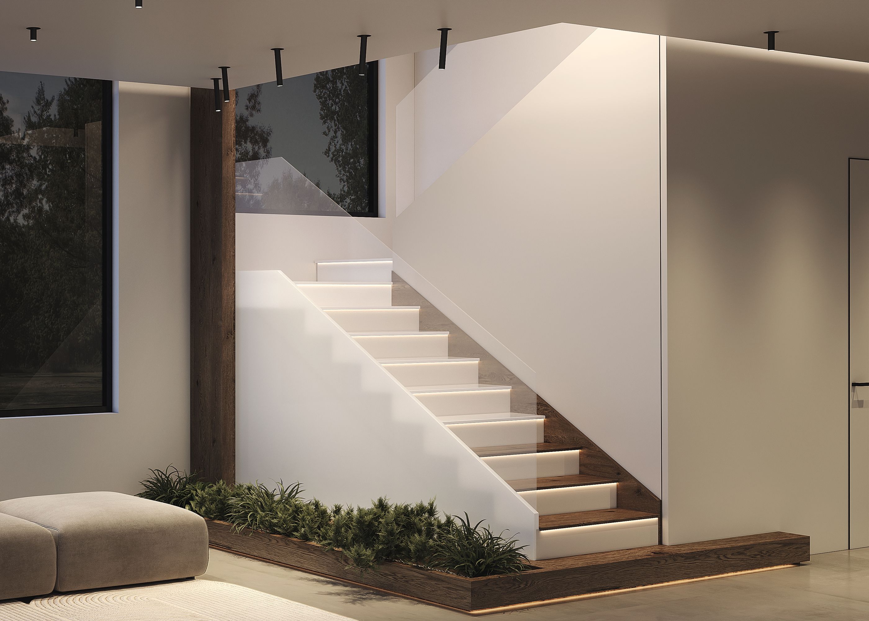 Встраиваемый светильник Maytoni Technical Focus T C140TRS-L300-7W4K-B_MY