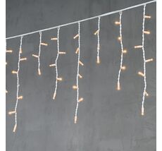 Гирлянда LTC Бахрома 3,1 x 0,5 м Экстра Тепло-Белая 220В, 120 LED LL120-8-2EWW