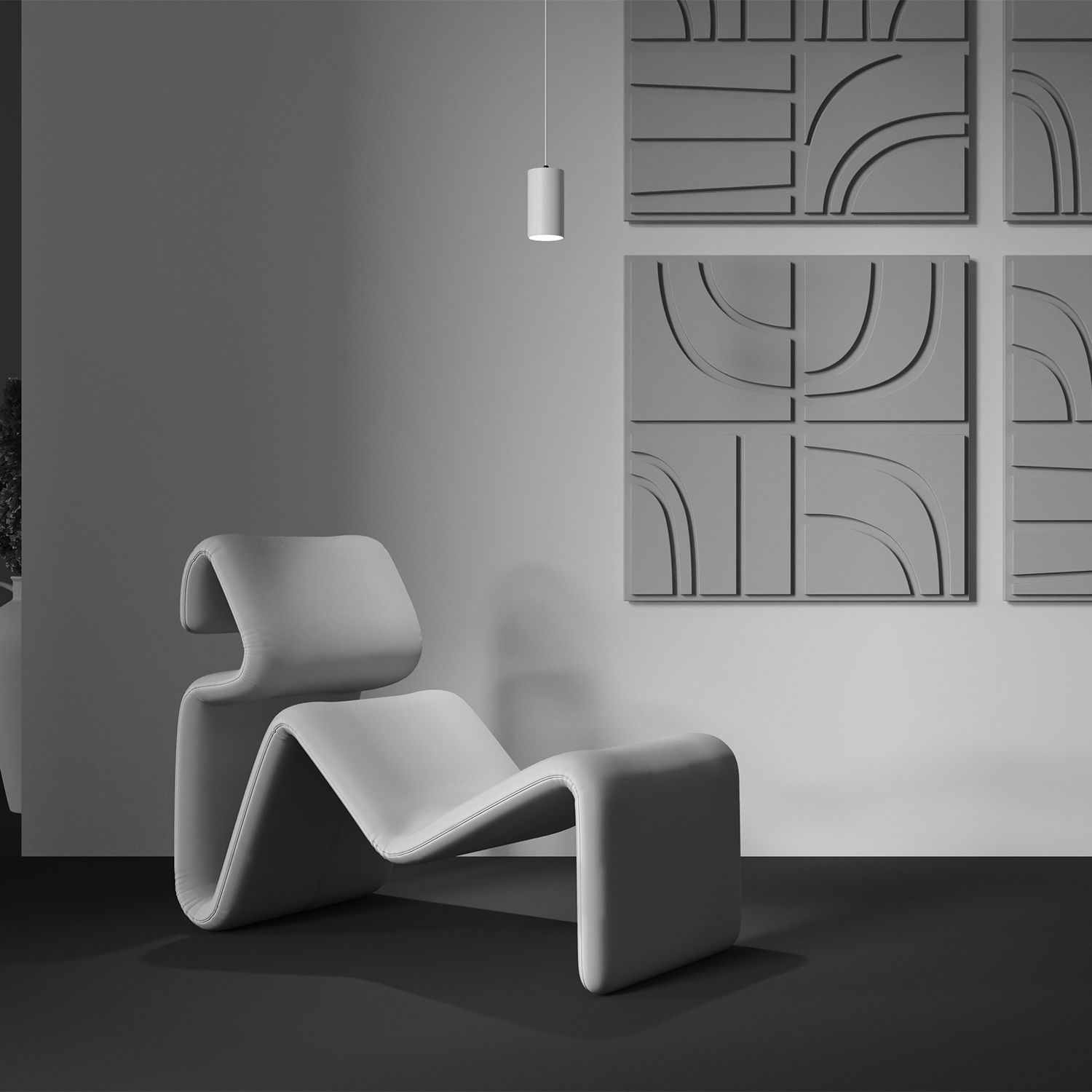 Подвесной светильник Maytoni Technical Vol P100PL-20W3K-W_MY