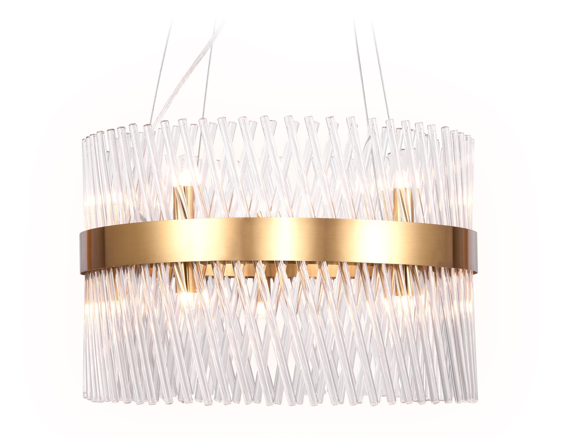 Подвесная люстра Ambrella light с хрусталем TR TR5359_AMB