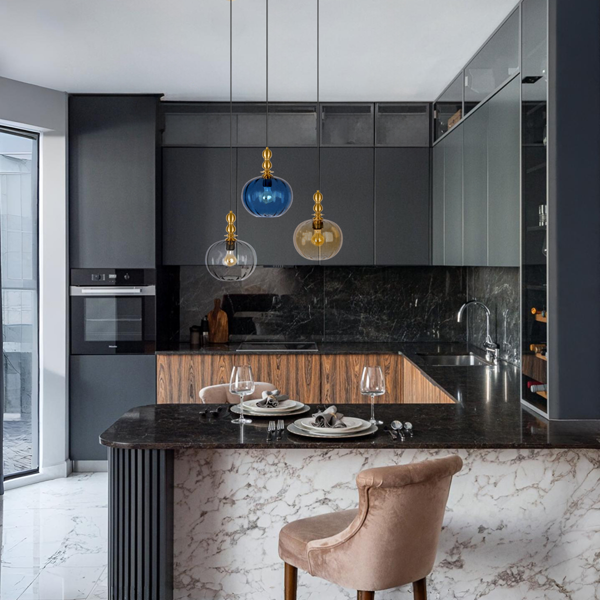 Подвесной светильник LOFT IT Melon 10426 Amber_LF