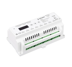 INTELLIGENT ARLIGHT Релейный модуль SMART-SWITCH-708-82-D2-DIN (230V, 8x10A, DALI, DMX512) (IARL, IP20 Пластик, 5 лет) 046489 Arlight 046489_ARL