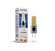 Лампа светодиодная G4 2W 2800K (теплый белый свет) 7144_VG