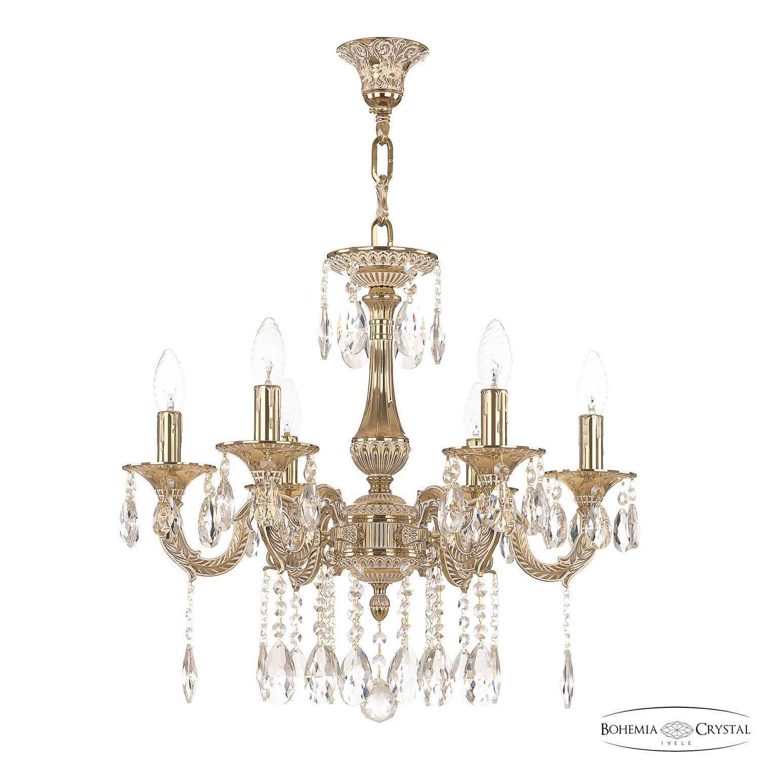 

Хрустальная люстра Bohemia Ivele Crystal 73122/6/175 A GW, 73122/6/175 A GW