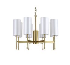 Подвесная люстра NewPort 7328/C brass без абажуров_NP