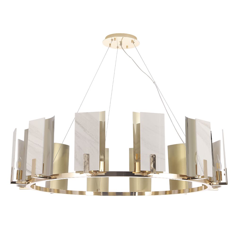 Подвесная люстра Crystal Lux DELUXE DELUXE SP12_CR
