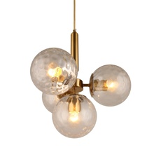 Подвесная люстра для гостиной со стеклянными плафонами Aployt APL.728.06.04