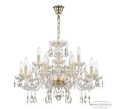 Хрустальная люстра Bohemia Ivele Crystal 117/10+5/240 G_BI