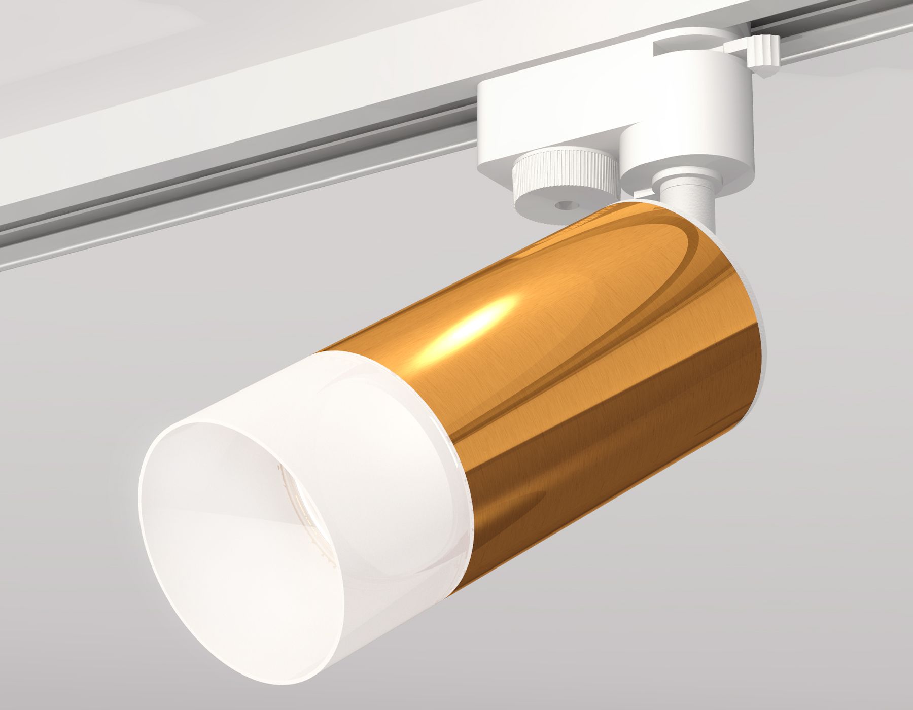 Комплект трекового однофазного светильника Ambrella light с акрилом Track System XT6327003_AMB