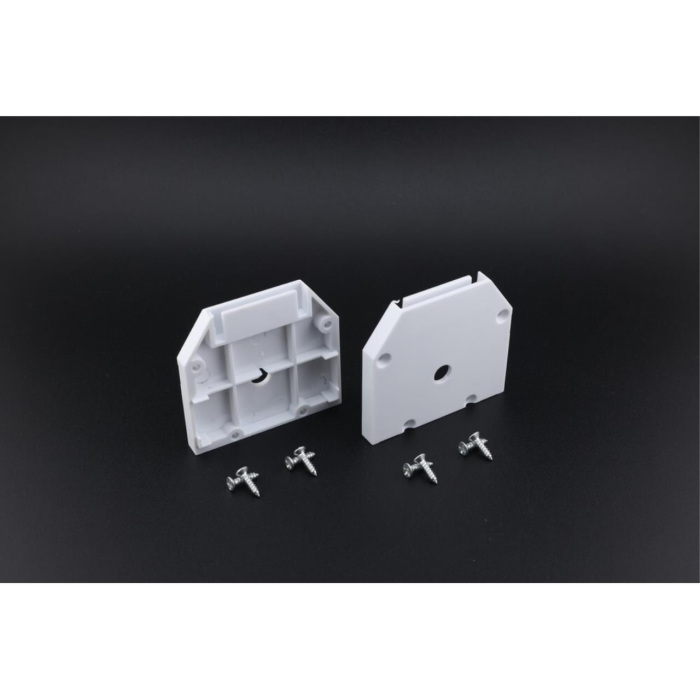 Трековая заглушка шинопровода для натяжного потолка Aployt APL.0284.10.05