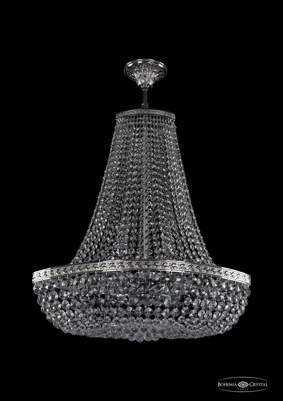 

Хрустальная люстра Bohemia Ivele 19283/H2/55IV Ni, 19283/H2/55IV Ni