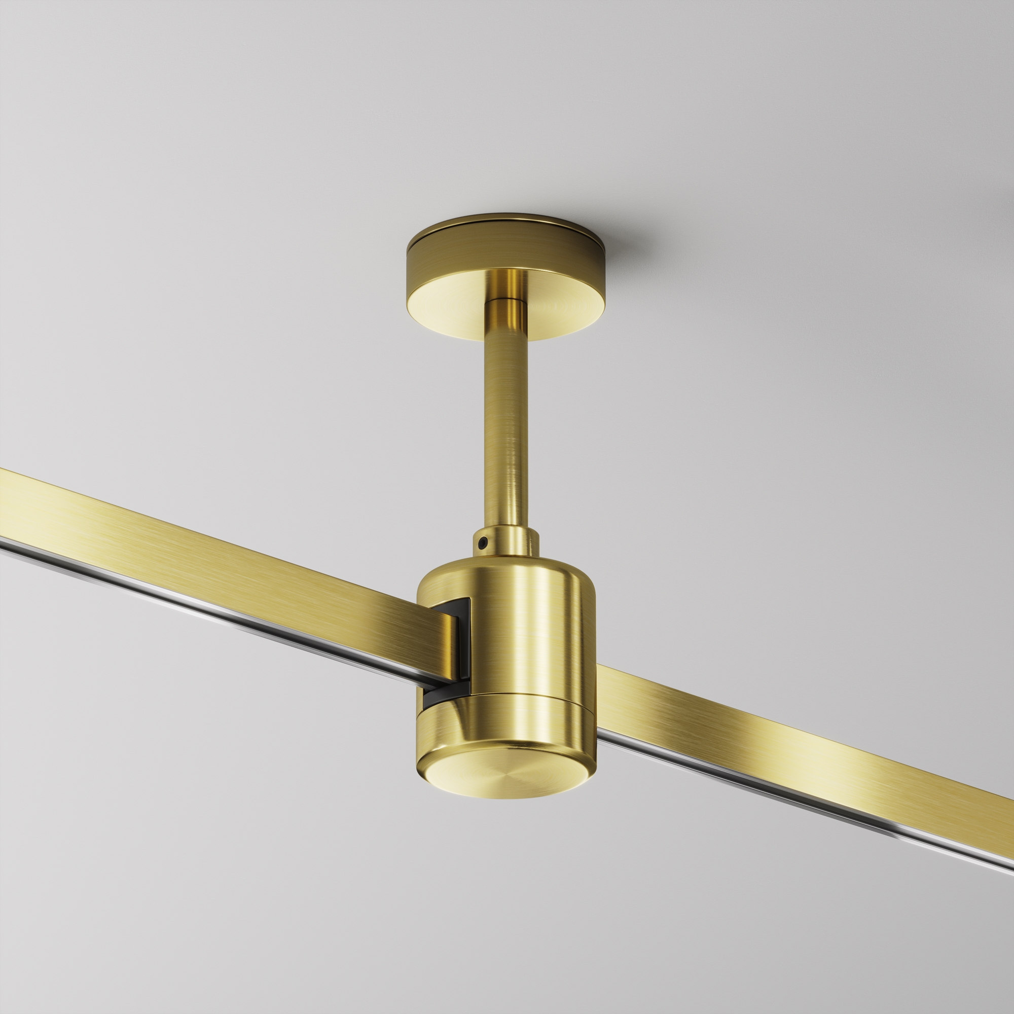 Крепление потолочное Short 78мм с прямым коннектором питани Maytoni Flarity TRA156C-IPC1-BS_MY