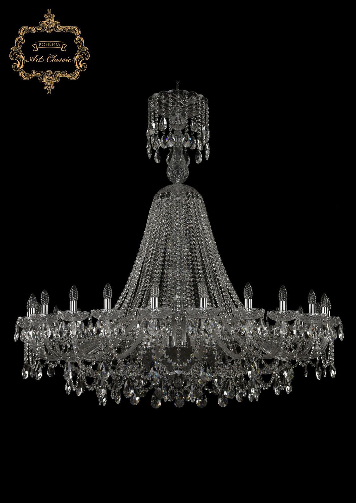 Хрустальная люстра Bohemia Art Classic 11.25.24.530.XL-151.Cr.Sp_BI