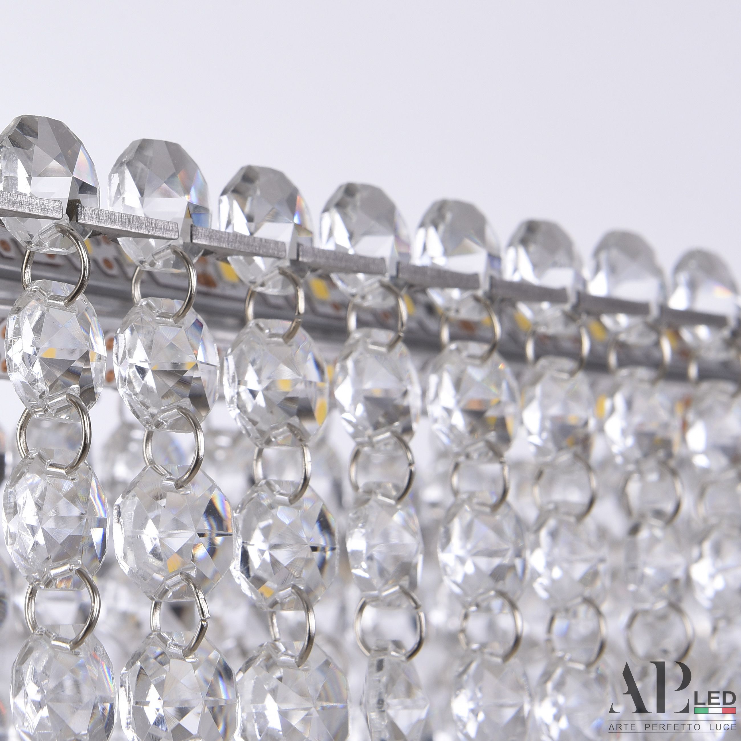 Хрустальная люстра APL LED Sicilia SH04.52.D.Ni.4000_BI