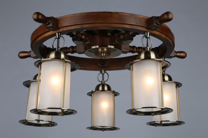 Люстра штурвал Omnilux OML-50307-05