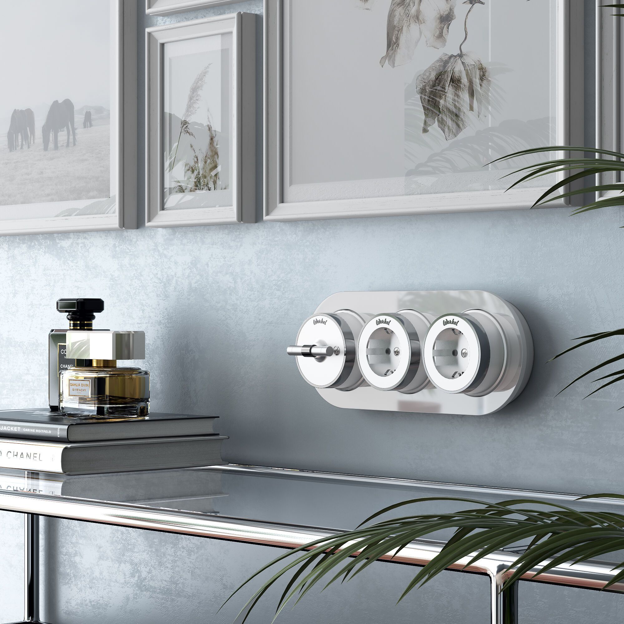 Розетка с заземлением Vintage a055918_WR