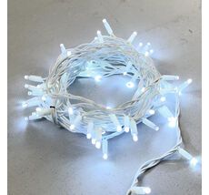 Гирлянда LTC Нить 10м Белая 220В, 75 LED LL75-8-2W