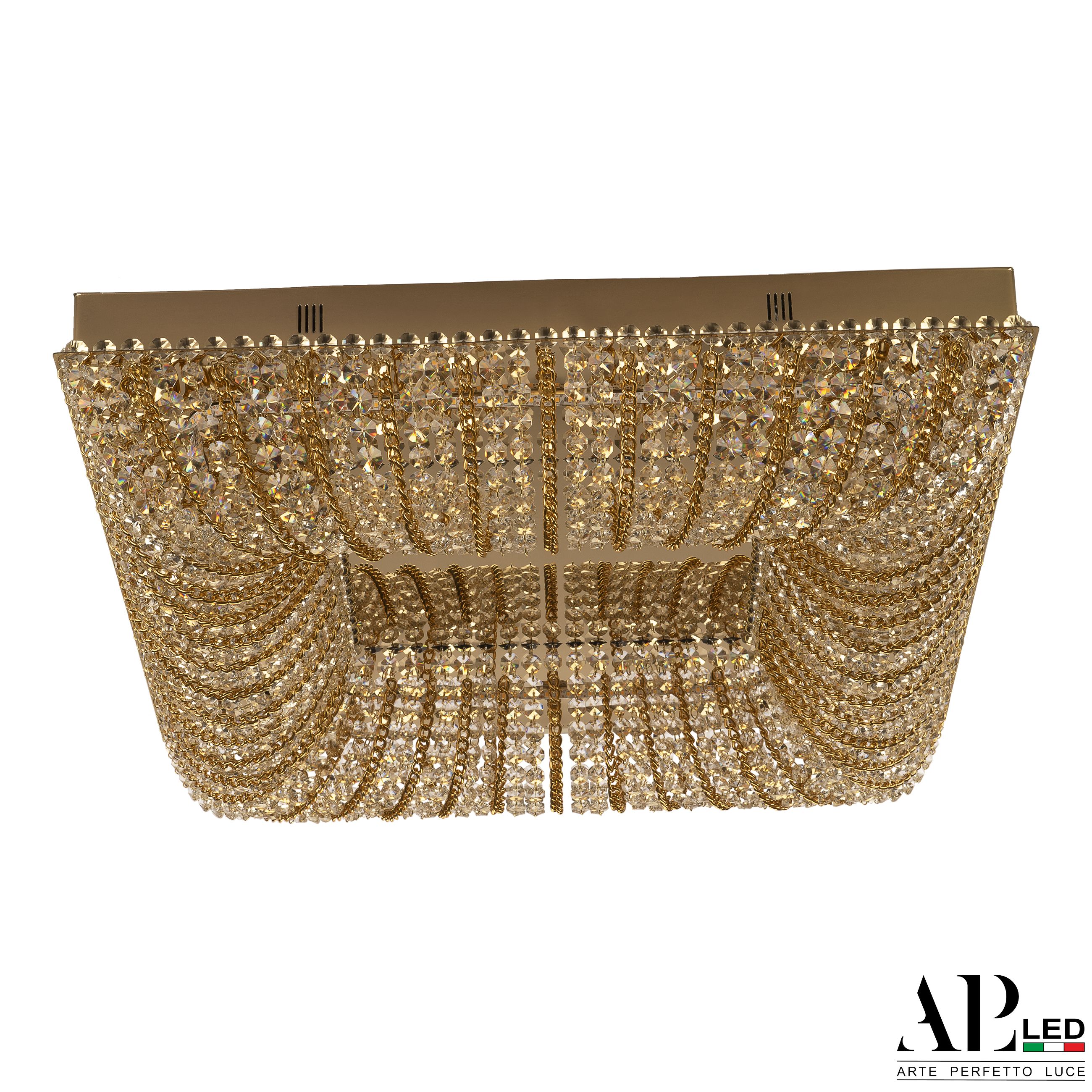 Хрустальная люстра APL LED Sicilia SH603.2.60.M.Gd.3000_BI