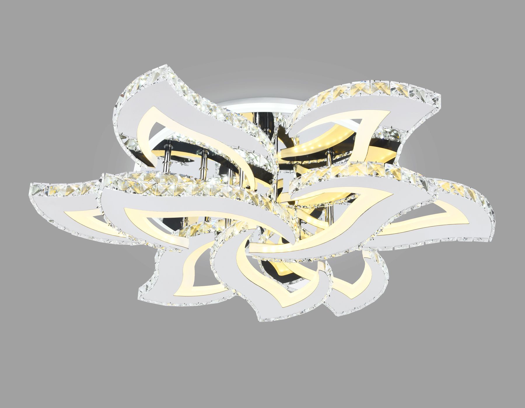 Потолочная люстра Ambrella light с пультом ДУ Ice FA1725_AMB