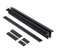 Шинопровод для встраиваемого монтажа в ГКЛ 2м (заглушки 2шт, прямые соединители 2шт, крышка из пласт NOVOTECH FLUM 135230