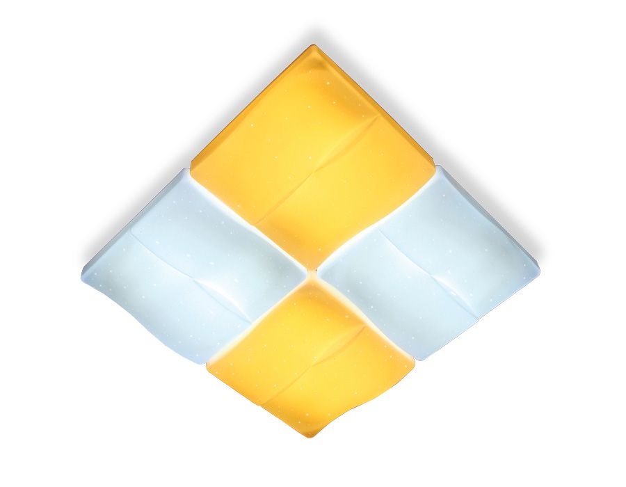 

Потолочная люстра Ambrella light Parus FP2382 WH 128W D500*500, FP2382 WH 128W D500*500