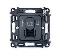 Розетка компьютерная RJ-45 (8P8C) CAT60 Base-T с автоматической защитной шторкой Ambrella Volt QUANT VM188_AMB