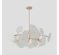 Подвесная люстра Crystal Lux DANDELION SP10 GOLD_CR