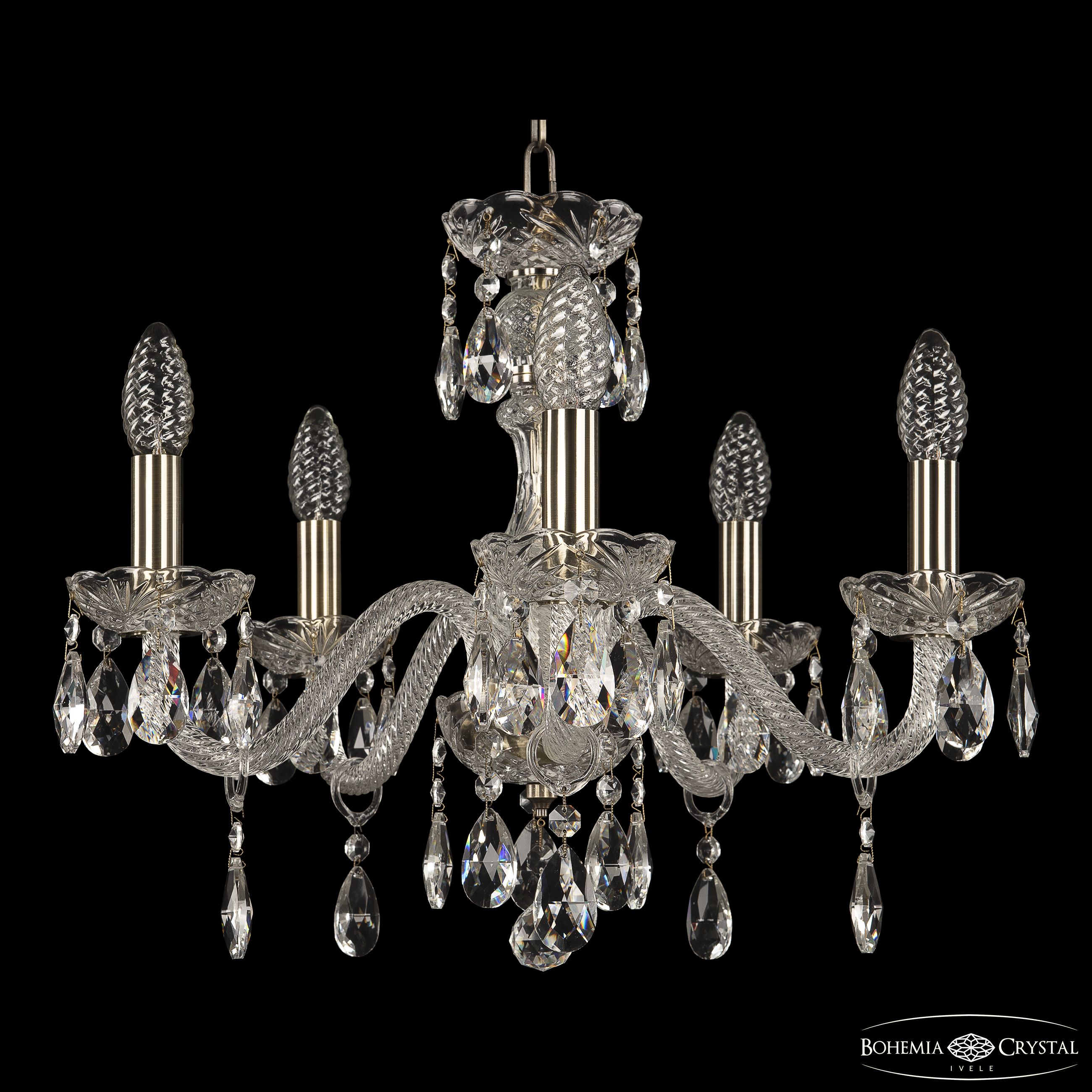 Хрустальная люстра Bohemia Ivele Crystal 117/5/165 Pa_BI