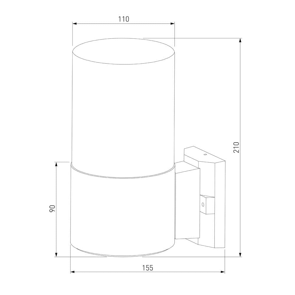 Уличный настенный светильник Roil a055630_ES