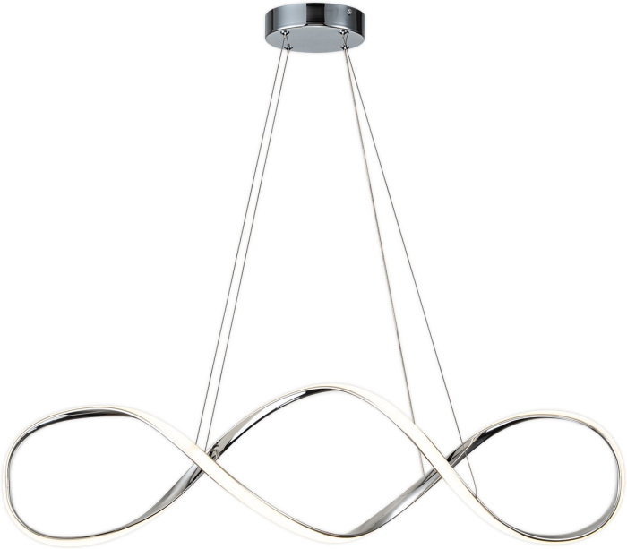 Люстра led подвесная с пультом (+ночной режим) Escada 10236/1LED Chrome_ESC